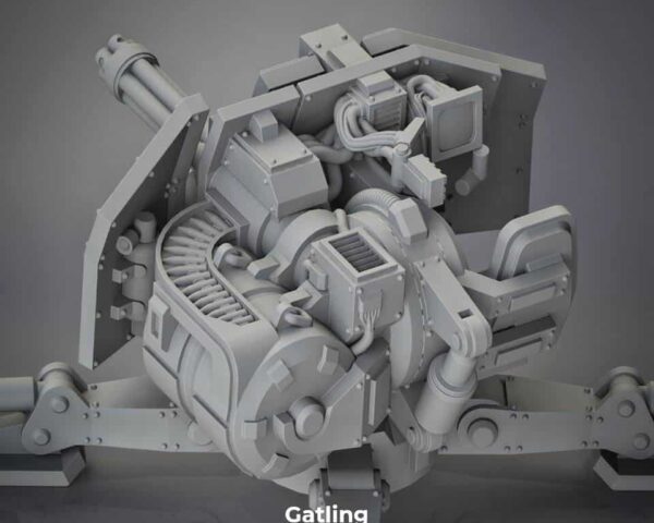Alternative view of Stationary Weapon Medium Gun A Gatling