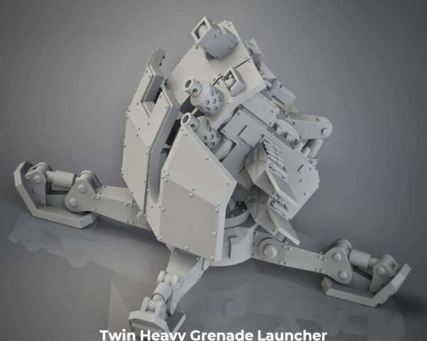 Stationary Weapon Medium Gun A Twin Heavy Grenade Launcher