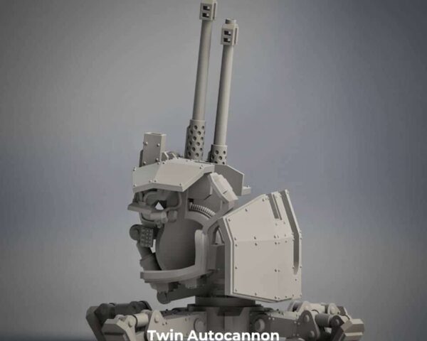 Alternative view of Stationary Weapon Medium Gun A Twin Laser and Autocannon
