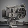 Stationary Weapon Medium Gun Searchlight