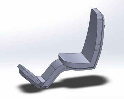 Gunner/Driver seat for 3D printing