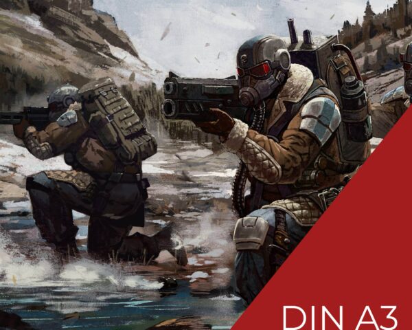 Poster DINA3 Drop Troopers