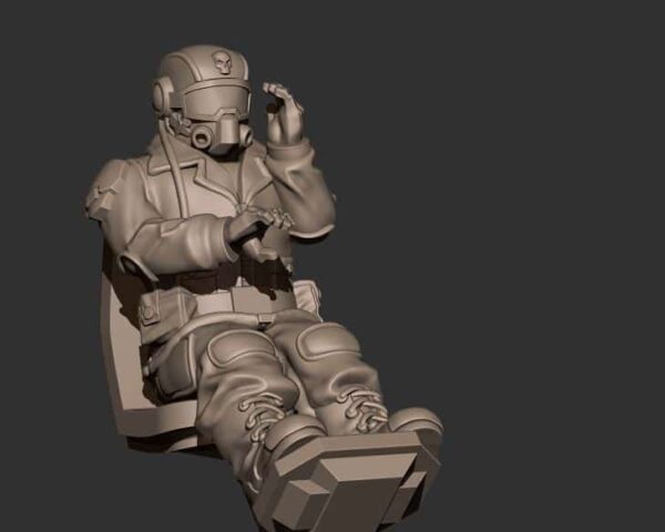 Driver/Gunner Tank Crew (gasmask)