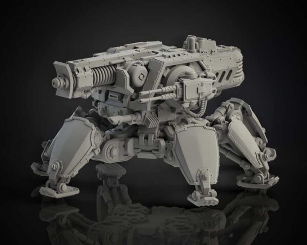 Medium Crawler rotateable with beam cannon and side turrets