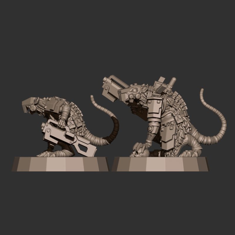 Cyberrat Heavy Weapon Ratbomb Team – Mortian