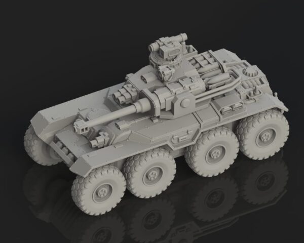 AC8 Aegos chassis with autoloader turret