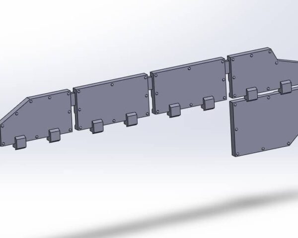 Medium Tank Side skirts high