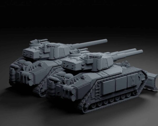 Alternative view of Mortian MBT MkII Turret (Ø25mm)