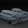 Mortian MBT MkII Triple Turret (Ø25mm)