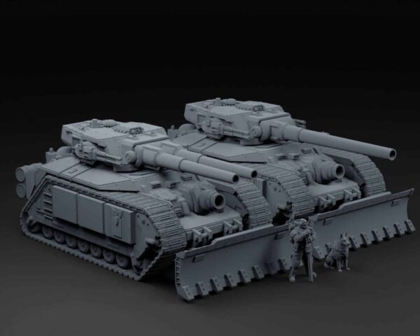 Mortian MBT MkII Triple Turret (Ø25mm)