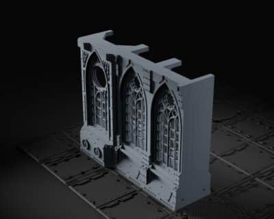 Mortian Gothic Wall Pillar Window