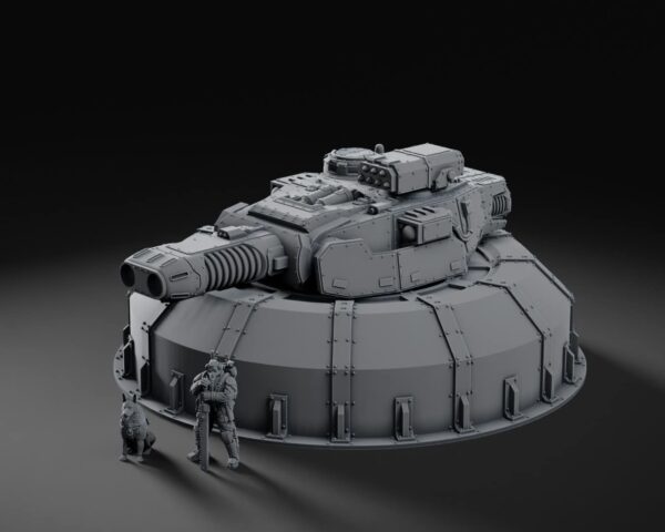 Fortress Wall Super Turret 50mm