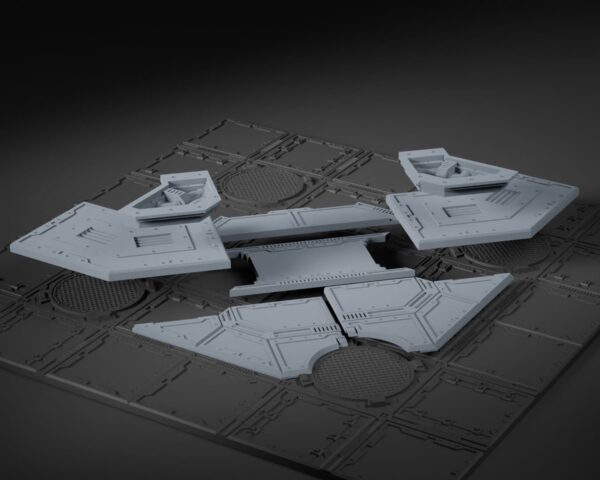 ZM Upgrade - Pillar adapter diagonal floor plates