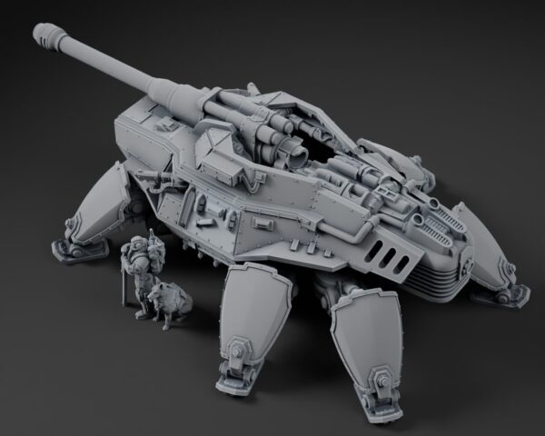 Alternative view of Heavy Crawler or Kythros Heavy Armored Car Artillery Upgrade