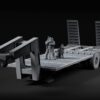 Mortian Cargo Trailer Large Flatbed Arm - Image 4