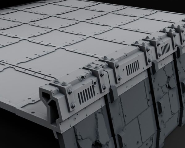 Bunker Wall (1F) no balkony and floor tiles