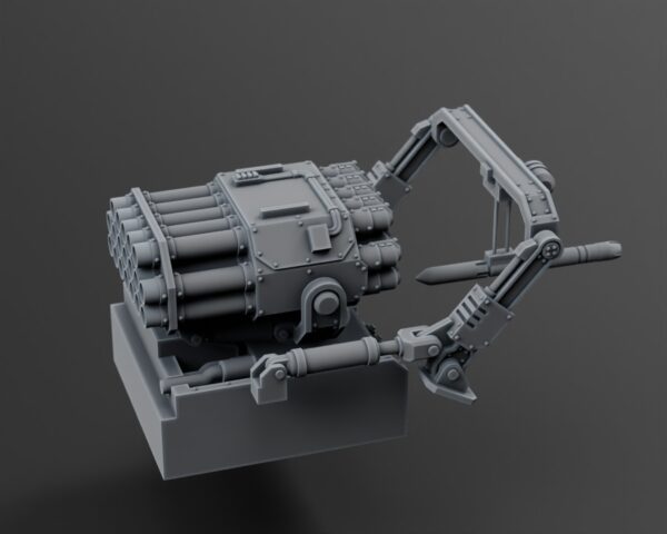Scout Tank Insert 1 - Multiple Rocketlauncher with crane