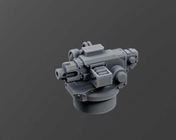 Alternative view of Single Weapon Turret ⌀16mm