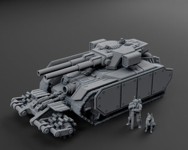 Mortian MBT MkII Triple Turret Rocket Upgrade