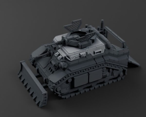 Scout Tank Chassis version 5 ⌀25mm turret mounting upgrade