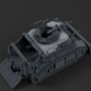 Scout Tank Chassis version 5 ⌀25mm turret mounting upgrade - Image 2