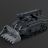 Scout Tank Chassis Big Dozer Blade fixed position