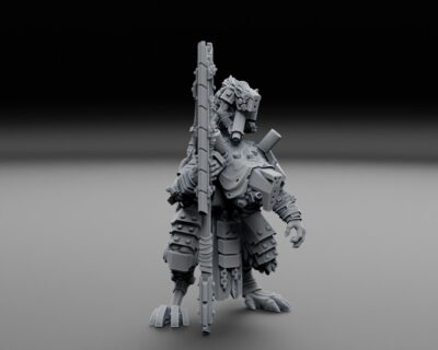 Alternative view of Cyberrat CCW Leader with Mini Rat