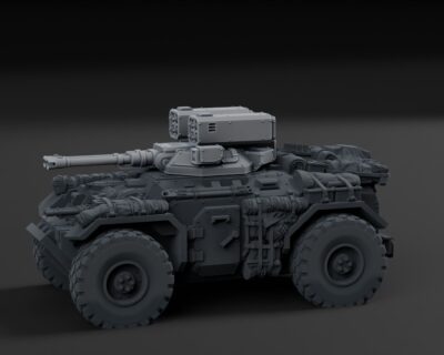 Alternative view of Perax Prime Turret (⌀25mm)