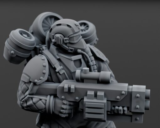 Heavy Drop Trooper Jumpsquad (7 models) - Image 6