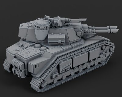 Alternative view of Medium Russ Battletank Chassis only (⌀25mm and ⌀37,5mm)