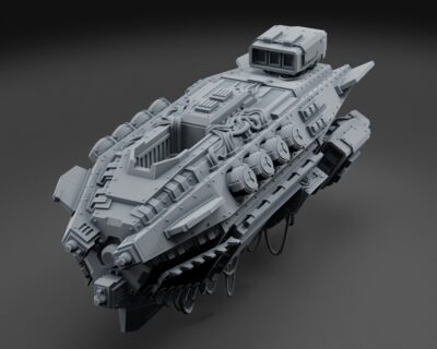 Alternative view of Cyberrat HMS Doom Balloon Frame