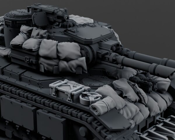 Alternative view of Medium Russ Upgrade Luggage and Sandbags (stl)