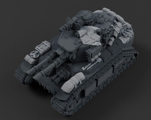 Medium Russ with Luggage and Sandbags top view