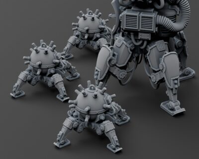 Alternative view of Micro Crawler Seamines (set of 3)