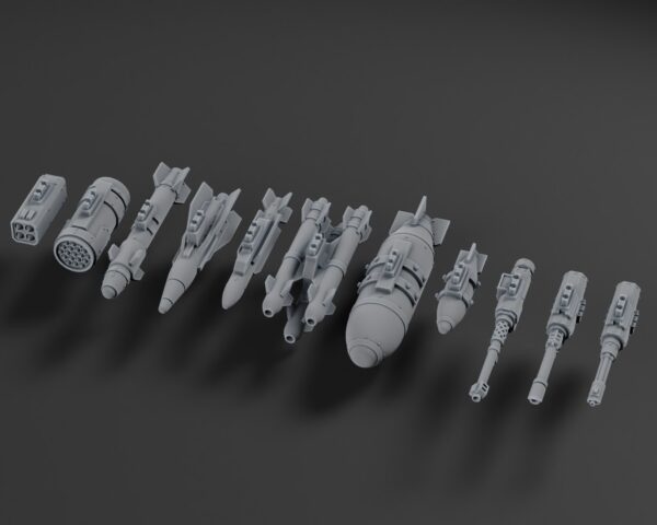 Aircraft Weapons stl Bundle