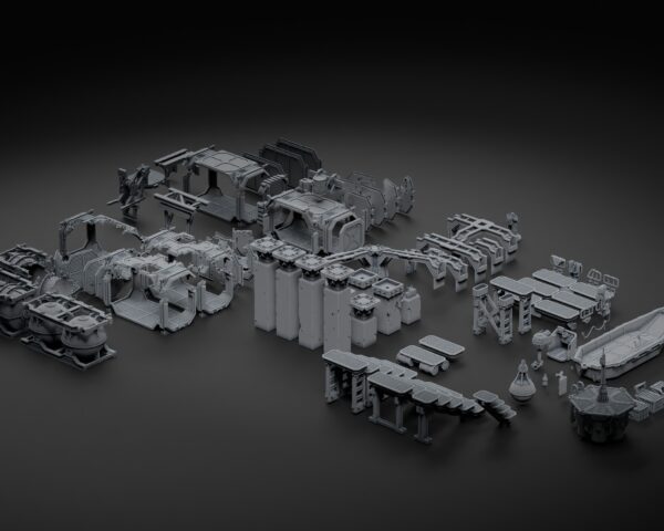 Alternative view of Kickstarter Container City STL bundle