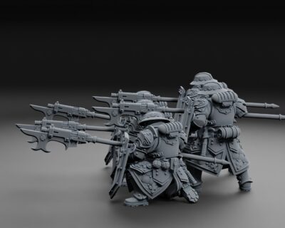 Misters of Battle Halberd Squad (1st and 2nd Row)