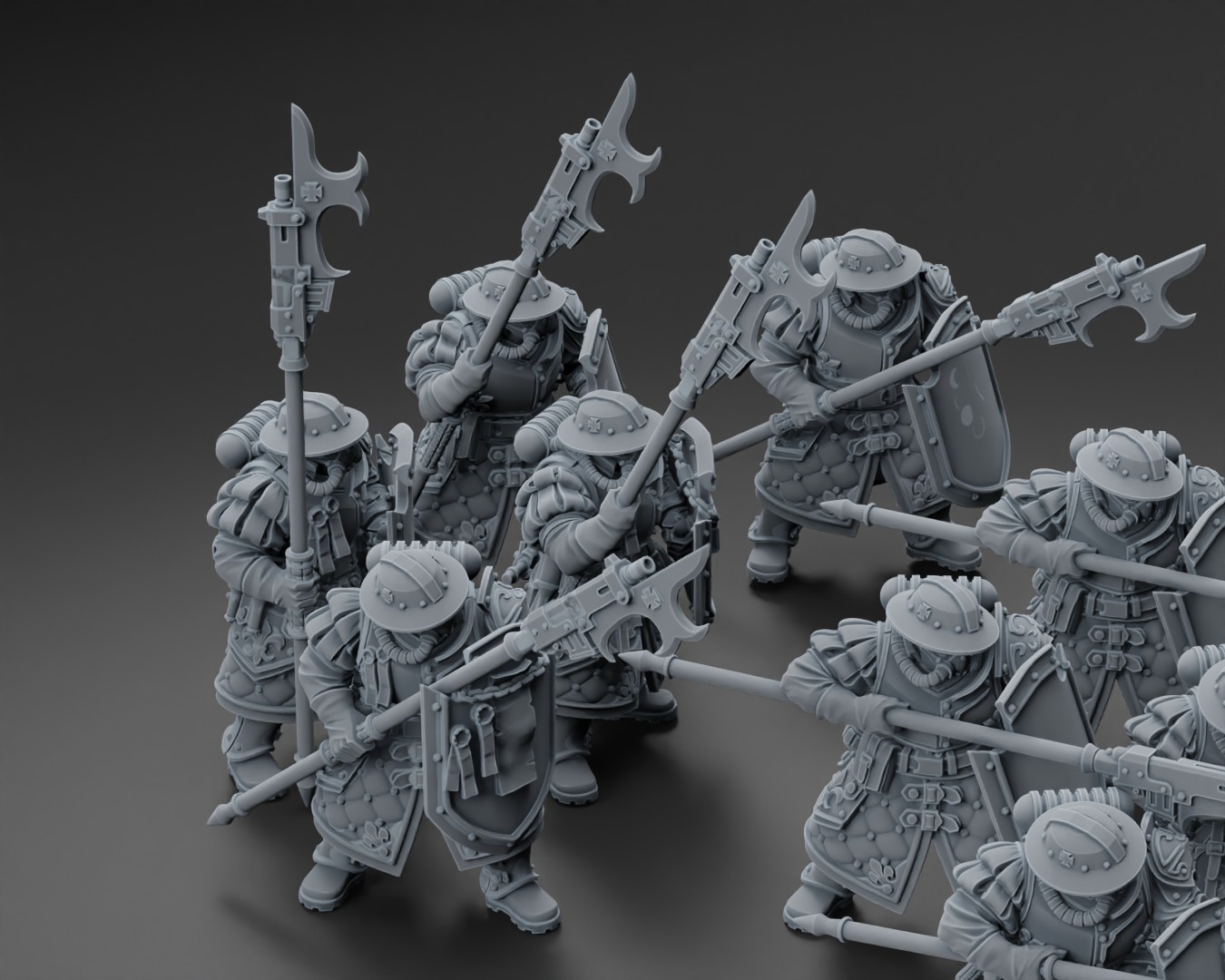 Misters of Battle Halberd Squad (3rd and 4th Row) - Image 6
