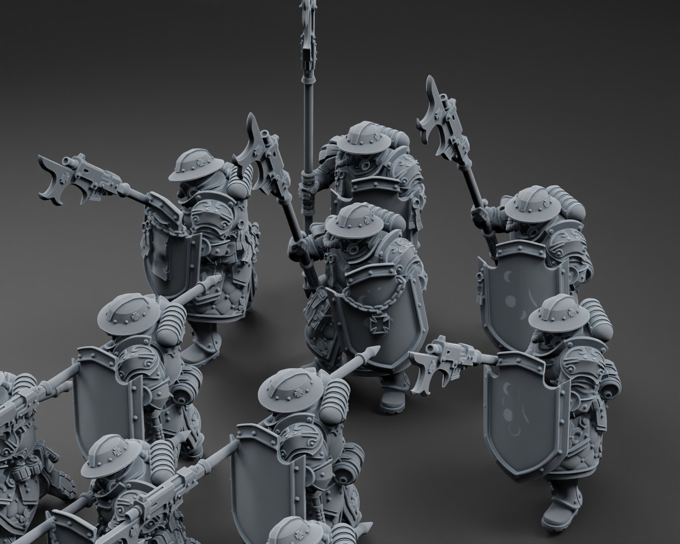 Misters of Battle Halberd Squad (3rd and 4th Row) - Image 5
