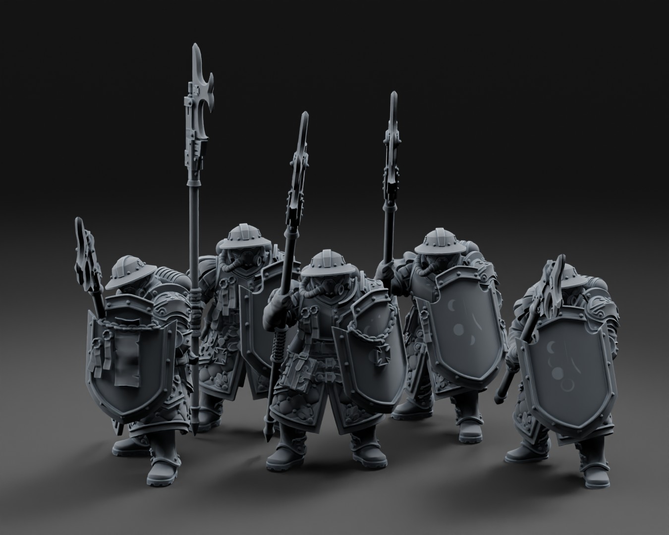 Misters of Battle Halberd Squad (3rd and 4th Row) - Image 3