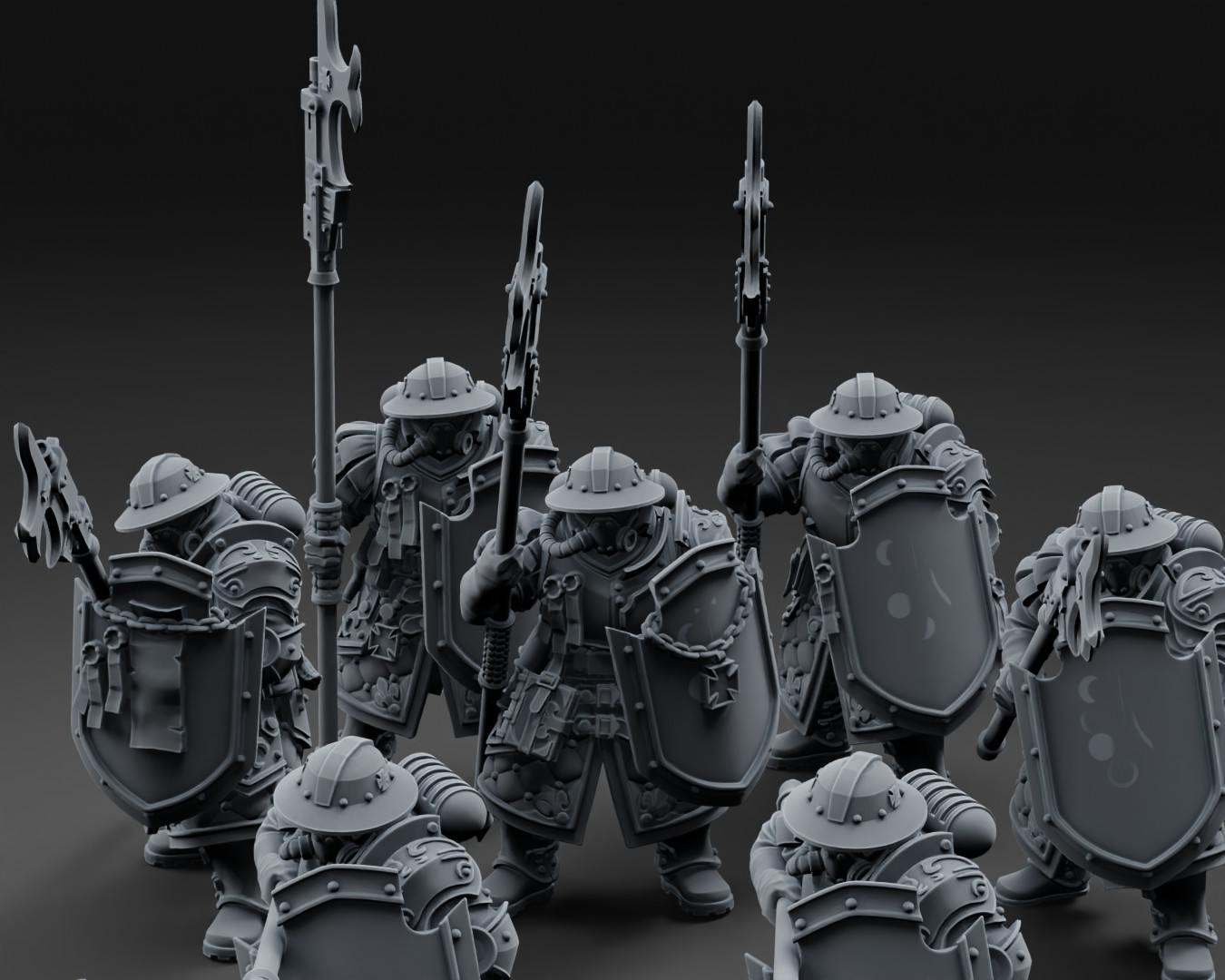 Misters of Battle Halberd Squad (3rd and 4th Row) - Image 7