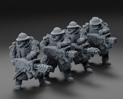 Misters of Battle Heavy Weapon Squad (Flamer + Heat) - Image 7