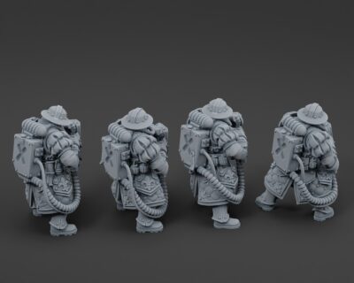 Misters of Battle Heavy Weapon Squad (Flamer + Heat) - Image 6