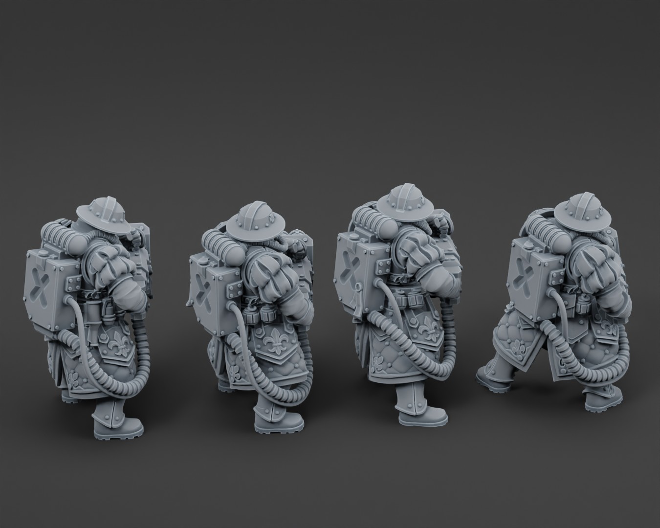 Misters of Battle Heavy Weapon Squad (Flamer + Heat) - Image 6