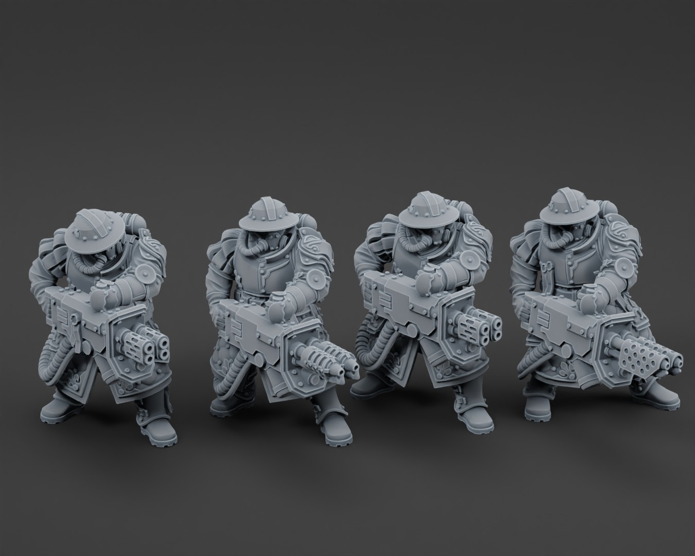 Misters of Battle Heavy Weapon Squad (Flamer + Heat) - Image 5