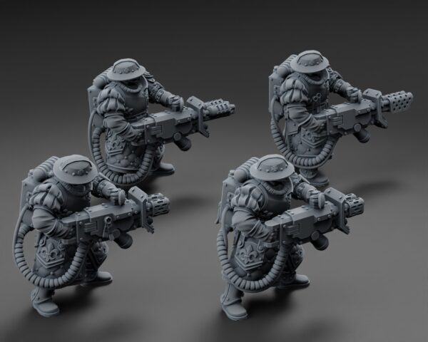 Misters of Battle Heavy Weapon Squad (Flamer + Heat)
