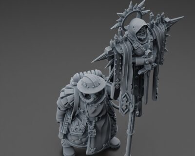 Misters of Battle Skeleton Banner Carrier - Image 2