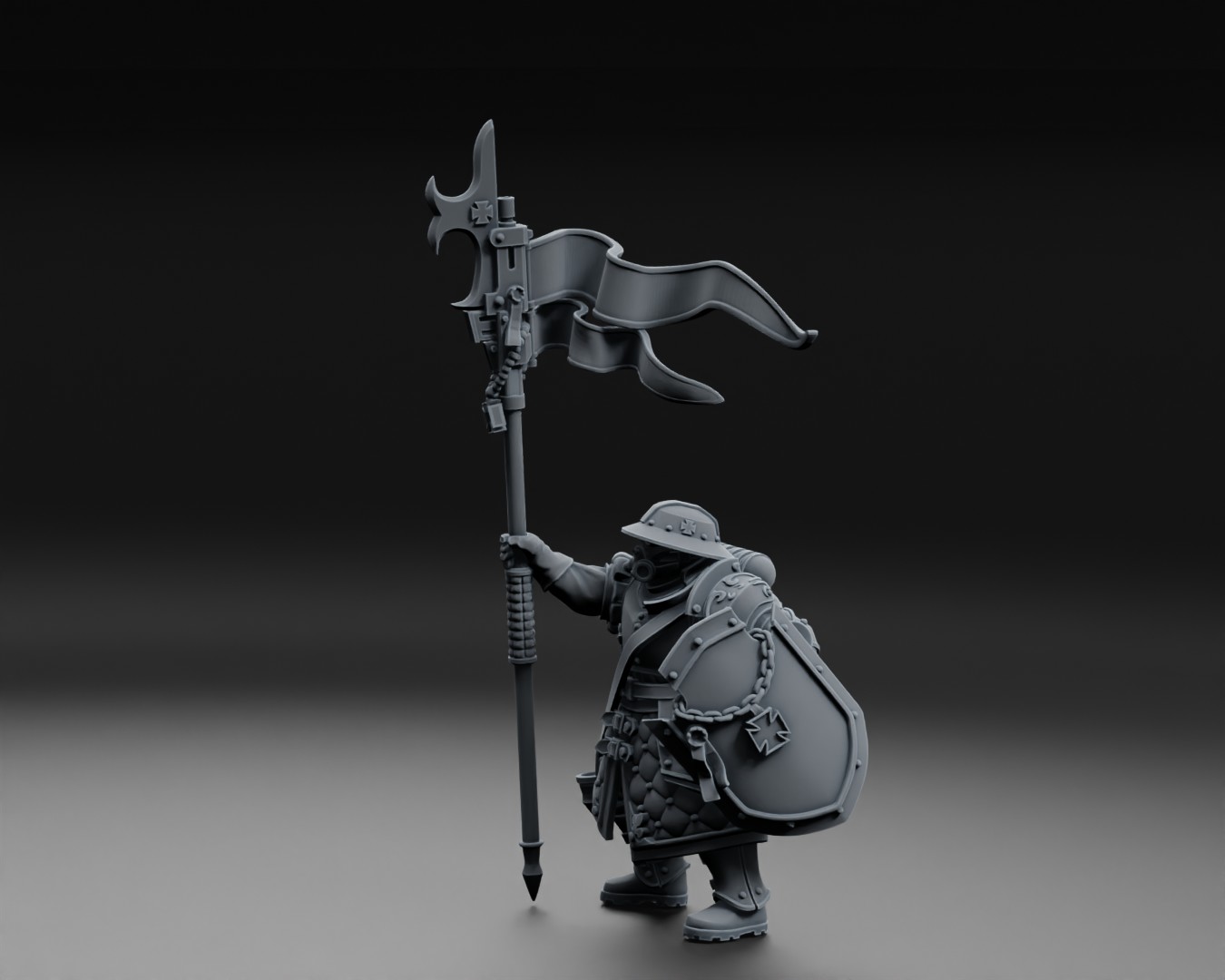 Misters of Battle Regular Banner Carrier