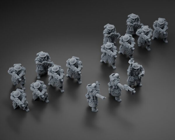 Alternative view of Misters of Battle Bolt Squad special model