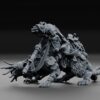 Cyberrat Headhunter miniature of a cybernetic rat creature crawling with armor plates, cables and a long rifle.